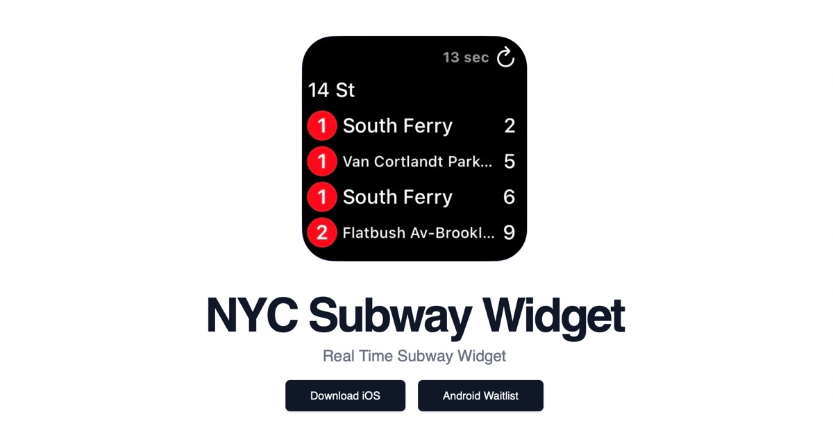 nyc-subway-widget